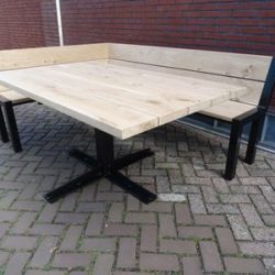 Tuintafel solo eiken